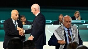 Palestinian FA’s Rajoub refuses handshake with Israel at FIFA Congress