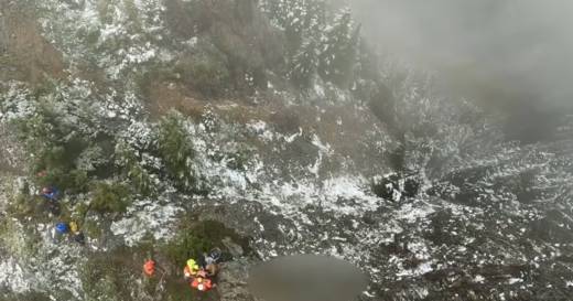 Video shows rescuers treating injured hiker who fell 50 feet on Washington mountain