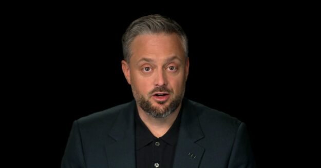 Nate Bargatze says "American comedy shines light into dark places in a digestible way"