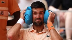 Djokovic snaps at French Open cameraman before stunning upset loss