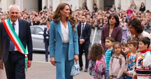 Princess Kate visits northern Italy on first overseas trip after cancer treatment