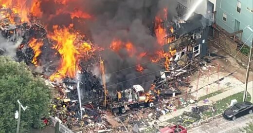 Large explosion destroys Dallas apartment building; at least 1 person hospitalized, DFR says