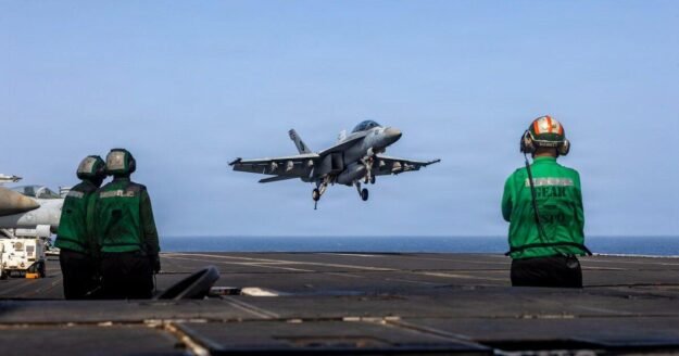 Iran claims to target U.S. base after new strikes, as Trump says regime “negotiating on fumes”