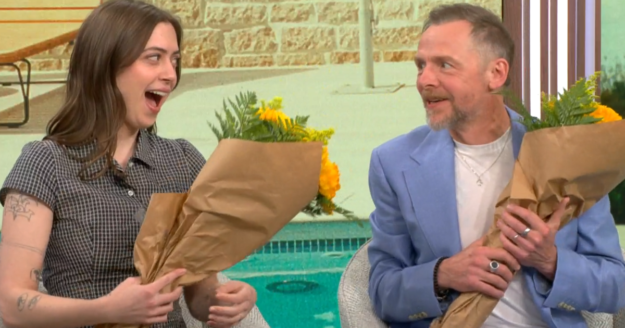 Simon Pegg and Lizzy McAlpine on their film "Only What We Carry"