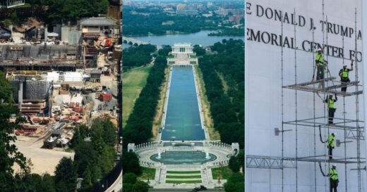 Reflecting Pool renovation, a massive White House ballroom and a triumphal arch: Here’s how Trump is remaking D.C.