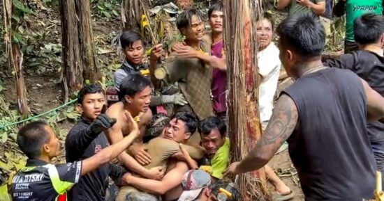 On a hunt for gold, one survivor recounts his days stuck in cramped, flooded Laos cave