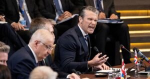 Hegseth lashes out at NATO allies and announces a review of U.S. forces in Europe