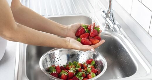 Strawberries will be mould-free for longer if stored with one 10p item