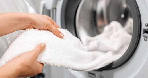 Not scent booster or vinegar – add 1 item to towels for fresh smell
