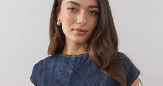 ‘Flattering’ £32 denim midi dress shoppers say it’s ‘very slimming’