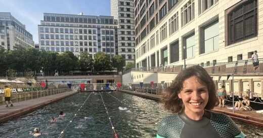 I visited the UK’s first 50-metre floating pool that cost £4.5m – 1 thing shocked me