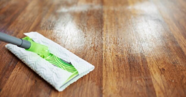Cheap kitchen ingredient that keeps wooden floors dust-free for longer