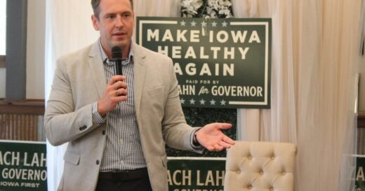 Zach Lahn projected to win Iowa GOP governor primary, upsetting Trump’s pick in a state Democrats hope to flip