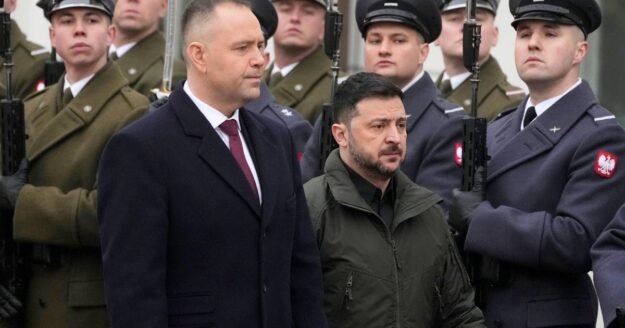 Zelenskyy returns Poland’s highest honor after Polish president revokes it in history dispute