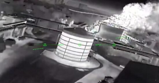 Ukrainian military releases video showing strikes in Russian-held Crimea