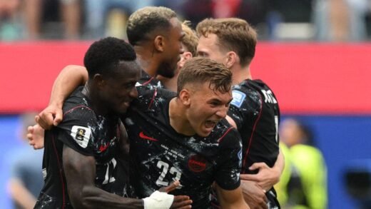 Canada wins first-ever World Cup knockout match on stoppage-time goal