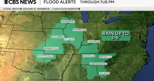 Flooding could impact more than 88 million as severe storms threaten multiple states