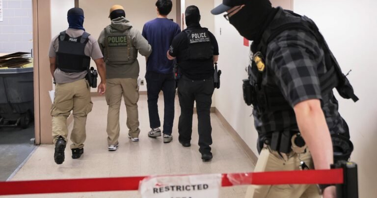 Judge blocks Trump administration from arresting immigrants at courts
