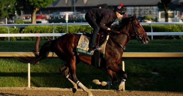Golden Tempo wins the 2026 Belmont Stakes, month after its historic Kentucky Derby win