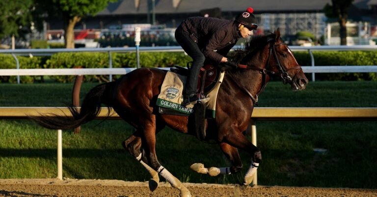Golden Tempo wins the 2026 Belmont Stakes, month after its historic Kentucky Derby win