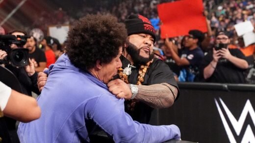 Jacob Fatu attacks Eric Andre on ‘Monday Night Raw’ after Roman Reigns approves
