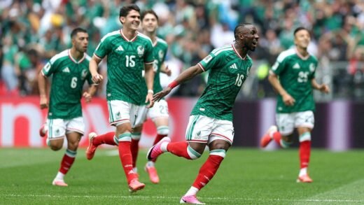 Mexico scores first World Cup goal on home turf after emotional national anthem
