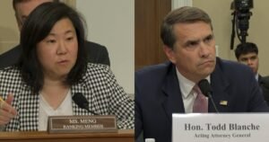 Watch: Blanche refuses to put end of “anti-weaponization” fund in writing