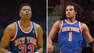 Knicks parade banner mistake puts Dillon Jones under Patrick Ewing’s 33