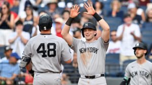 Yankees Defeat Guardians In Extras For 2nd Straight Win Without Aaron Judge