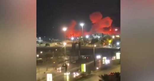 Thick smoke and flames seen in Iran as U.S. launches retaliatory strikes
