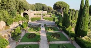 A rare look at the Pope’s Garden in his summer house