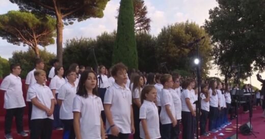 Andrea Bocelli and children’s choir perform for Pope Leo at ‘Concert for Peace’