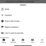 LinkedIn actually adds a ‘seems like AI slop’ button