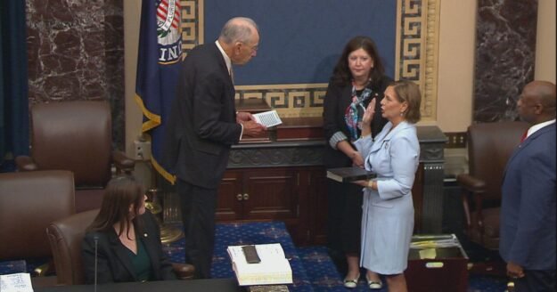 Darline Graham, Lindsey Graham’s sister, sworn in to serve the remainder of Senate term