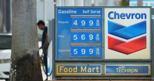 Gas prices hit $4 again after oil soars more than 15% in a week