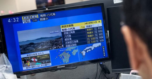 Major earthquake rocks Japan, prompting tsunami warnings
