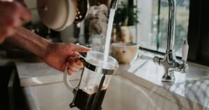 Stop pouring caffeinated product down sink – it wreaks havoc