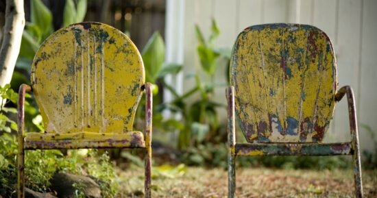 The unlikely baking ingredient that tackles stubborn rust on garden furniture