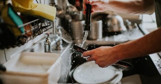 Banish tough stains from dirty dishes with one ingredient – not washing up liquid