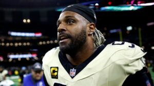 Cam Jordan attends Sack Summit ahead of his Saints farewell season