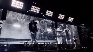 Jay-Z Brings Out Eminem, Pharrell Williams at Yankee Stadium Night Two