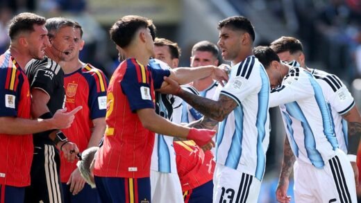 FIFA investigates World Cup final brawl between Spain and Argentina