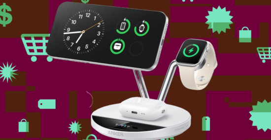Anker’s 3-in-1 Qi2.2 charging station is $95 off