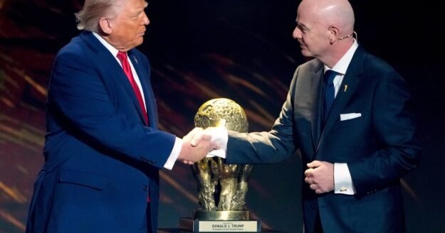 Trump says he saw World Cup play that led to Folarin Balogun’s suspension and spoke to FIFA president