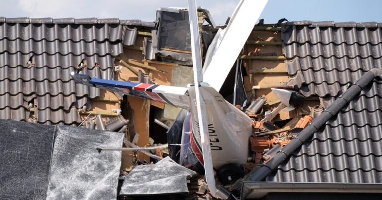 Small plane crashes into family home in Germany, killing at least 1