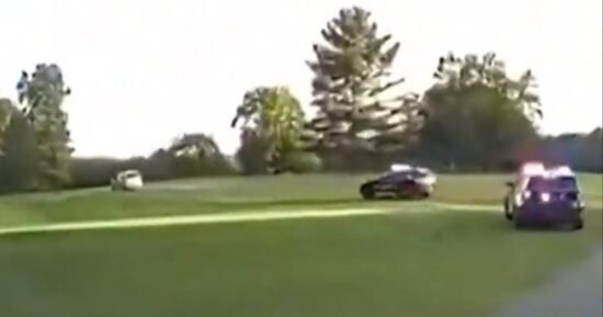 Attempted murder suspect takes cops on chase through golf course