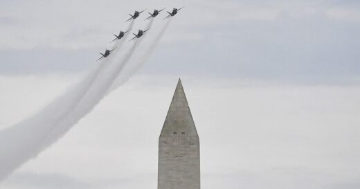 July 4th military flyover display halts D.C. airport operations