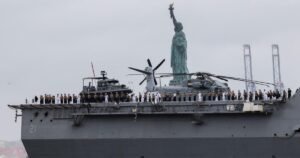 Parade of ships sails through New York City in massive maritime gathering
