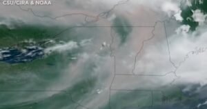 The status of wildfire smoke as it begins to down eastern U.S.