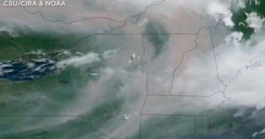 The status of wildfire smoke as it begins to down eastern U.S.